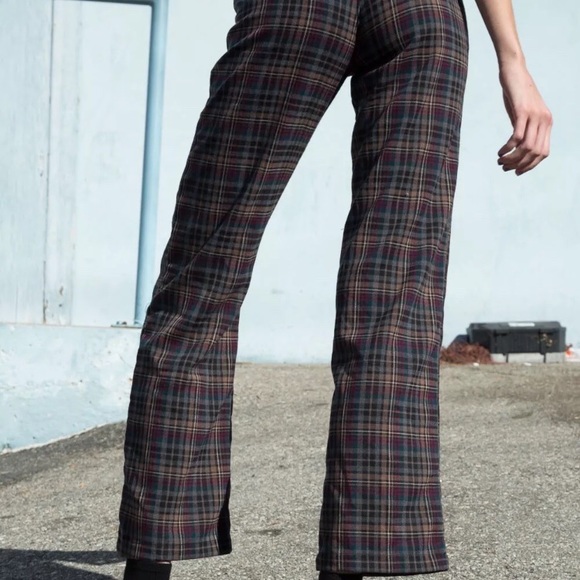 Brandy melville plaid valentina trouser pants - Picture 4 of 8